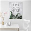 Picture of Love grows here _GroupedProduct_Rectangle_Portrait_Canvas_
