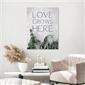 Picture of Love grows here _GroupedProduct_Rectangle_Portrait_Canvas_