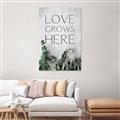 Picture of Love grows here _GroupedProduct_Rectangle_Portrait_Canvas_