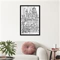Picture of City Sketch I _GroupedProduct_Rectangle_Portrait_Canvas_
