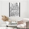 Picture of City Sketch I _GroupedProduct_Rectangle_Portrait_Canvas_