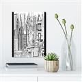 Picture of City Sketch II _GroupedProduct_Rectangle_Portrait_Canvas_