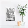 Picture of City Sketch II _GroupedProduct_Rectangle_Portrait_Canvas_