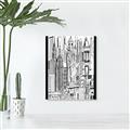 Picture of City Sketch II _GroupedProduct_Rectangle_Portrait_Canvas_