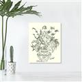 Picture of Drawn Florals I  _GroupedProduct_Rectangle_Portrait_Canvas_