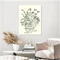 Picture of Drawn Florals I  _GroupedProduct_Rectangle_Portrait_Canvas_