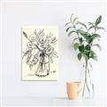 Picture of Drawn Florals II  _GroupedProduct_Rectangle_Portrait_Canvas_