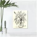 Picture of Drawn Florals II  _GroupedProduct_Rectangle_Portrait_Canvas_