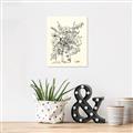 Picture of Drawn Florals III  _GroupedProduct_Rectangle_Portrait_Canvas_