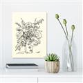 Picture of Drawn Florals III  _GroupedProduct_Rectangle_Portrait_Canvas_