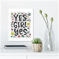 Picture of Yes Girl  _GroupedProduct_Rectangle_Portrait_Canvas_