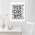 Picture of Yes Girl  _GroupedProduct_Rectangle_Portrait_Canvas_