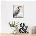 Picture of Blue Egret _GroupedProduct_Rectangle_Portrait_Canvas_Framed_