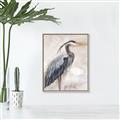 Picture of Blue Egret _GroupedProduct_Rectangle_Portrait_Canvas_Framed_