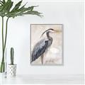 Picture of Blue Egret _GroupedProduct_Rectangle_Portrait_Canvas_Framed_