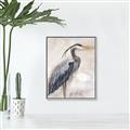 Picture of Blue Egret _GroupedProduct_Rectangle_Portrait_Canvas_Framed_