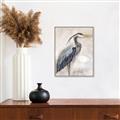 Picture of Blue Egret _GroupedProduct_Rectangle_Portrait_Canvas_Framed_
