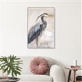 Picture of Blue Egret _GroupedProduct_Rectangle_Portrait_Canvas_Framed_