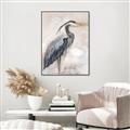 Picture of Blue Egret _GroupedProduct_Rectangle_Portrait_Canvas_Framed_