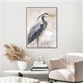 Picture of Blue Egret _GroupedProduct_Rectangle_Portrait_Canvas_Framed_