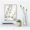 Picture of Layered Leaves II _GroupedProduct_Rectangle_Portrait_Canvas_Framed_