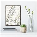 Picture of Layered Leaves II _GroupedProduct_Rectangle_Portrait_Canvas_Framed_