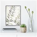 Picture of Layered Leaves II _GroupedProduct_Rectangle_Portrait_Canvas_Framed_