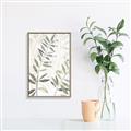 Picture of Layered Leaves II _GroupedProduct_Rectangle_Portrait_Canvas_Framed_