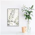 Picture of Layered Leaves II _GroupedProduct_Rectangle_Portrait_Canvas_Framed_