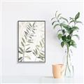Picture of Layered Leaves II _GroupedProduct_Rectangle_Portrait_Canvas_Framed_