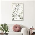 Picture of Layered Leaves II _GroupedProduct_Rectangle_Portrait_Canvas_Framed_