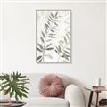 Picture of Layered Leaves II _GroupedProduct_Rectangle_Portrait_Canvas_Framed_