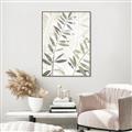 Picture of Layered Leaves II _GroupedProduct_Rectangle_Portrait_Canvas_Framed_