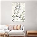 Picture of Layered Leaves II _GroupedProduct_Rectangle_Portrait_Canvas_Framed_