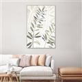 Picture of Layered Leaves II _GroupedProduct_Rectangle_Portrait_Canvas_Framed_