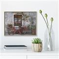 Picture of Red Bike _GroupedProduct_Rectangle_Landscape_Canvas_Framed_