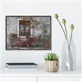 Picture of Red Bike _GroupedProduct_Rectangle_Landscape_Canvas_Framed_