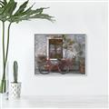 Picture of Red Bike _GroupedProduct_Rectangle_Landscape_Canvas_Framed_