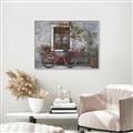 Picture of Red Bike _GroupedProduct_Rectangle_Landscape_Canvas_Framed_
