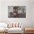 Picture of Red Bike _GroupedProduct_Rectangle_Landscape_Canvas_Framed_