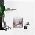 Picture of Small Lake in the Desert _GroupedProduct_Square_Canvas_Framed_