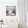Picture of Small Lake in the Desert _GroupedProduct_Square_Canvas_Framed_
