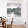 Picture of Mountain River _GroupedProduct_Square_Canvas_Framed_