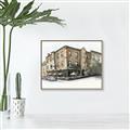 Picture of Around the Block I _GroupedProduct_Rectangle_Landscape_Canvas_Framed_