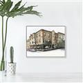Picture of Around the Block I _GroupedProduct_Rectangle_Landscape_Canvas_Framed_