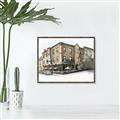 Picture of Around the Block I _GroupedProduct_Rectangle_Landscape_Canvas_Framed_