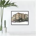 Picture of Around the Block I _GroupedProduct_Rectangle_Landscape_Canvas_Framed_
