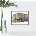 Picture of Around the Block I _GroupedProduct_Rectangle_Landscape_Canvas_Framed_