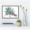 Picture of Succulent Group _GroupedProduct_Rectangle_Landscape_Canvas_Framed_