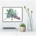 Picture of Succulent Group _GroupedProduct_Rectangle_Landscape_Canvas_Framed_